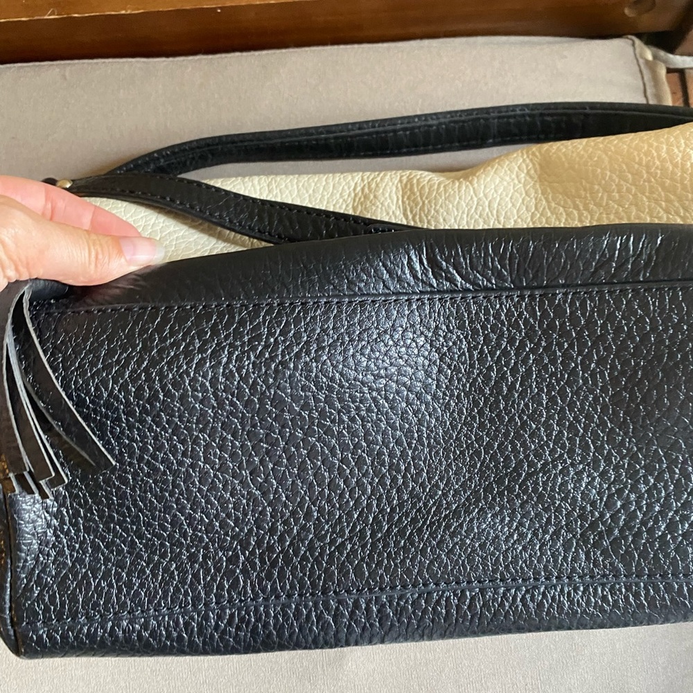 Kate Spade New York| Buttermilk & Black Carmen Southport Avenue Leather - Picture 11 of 12